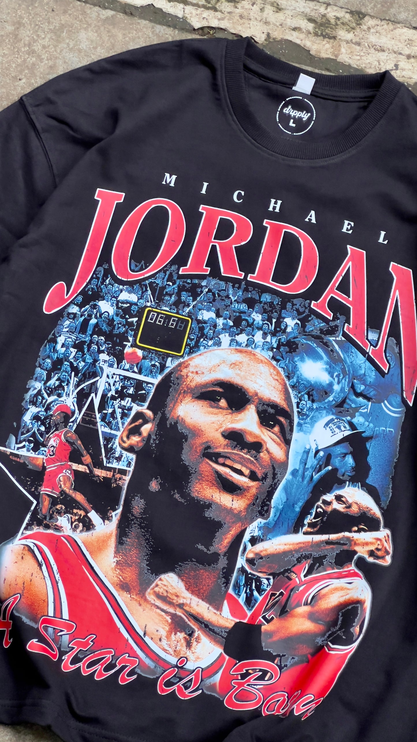 Oversized Michael Jordan T-shirt - Heavy 250 GSM Cotton
