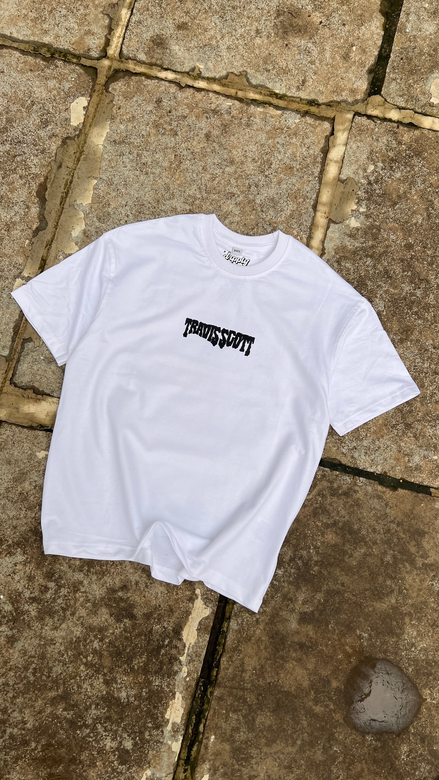 Oversized Travis Scott Sicko Mode White T-shirt - Heavy 250 GSM Cotton