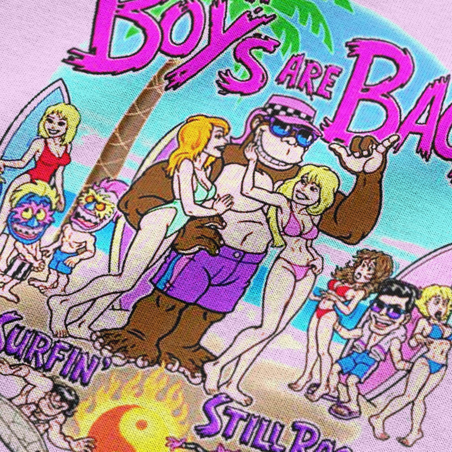 Oversized Boys Are Back T-shirt - Heavy 250 GSM Cotton