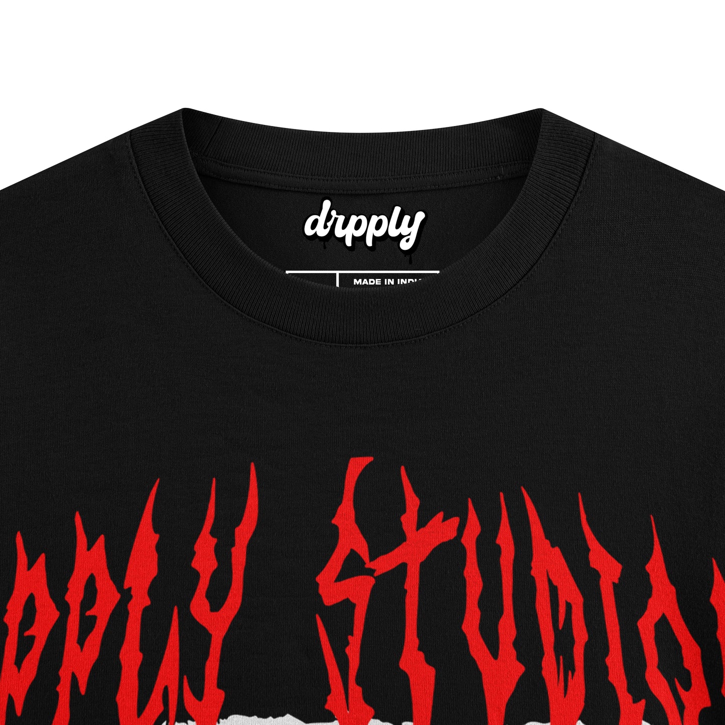 Oversized DRPPLY Studio Duality T-shirt - Heavy 250 GSM Cotton