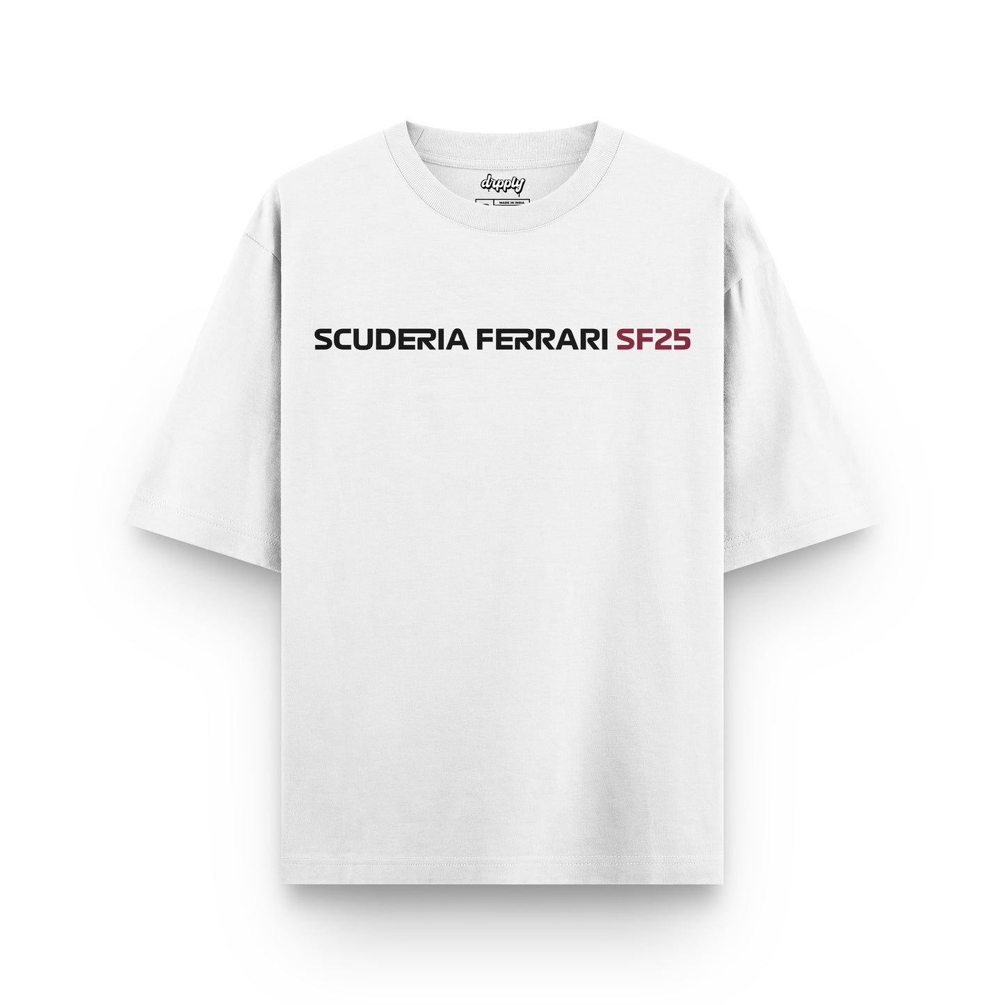 Oversized White SF25 Hamilton T-shirt - Heavy 250 GSM Cotton