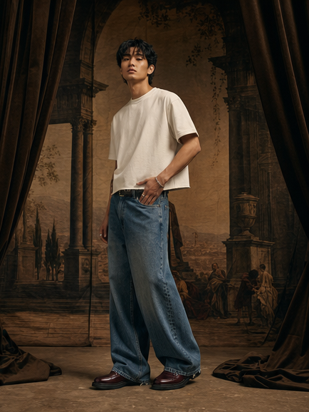 Iconic Cropped White T-shirt