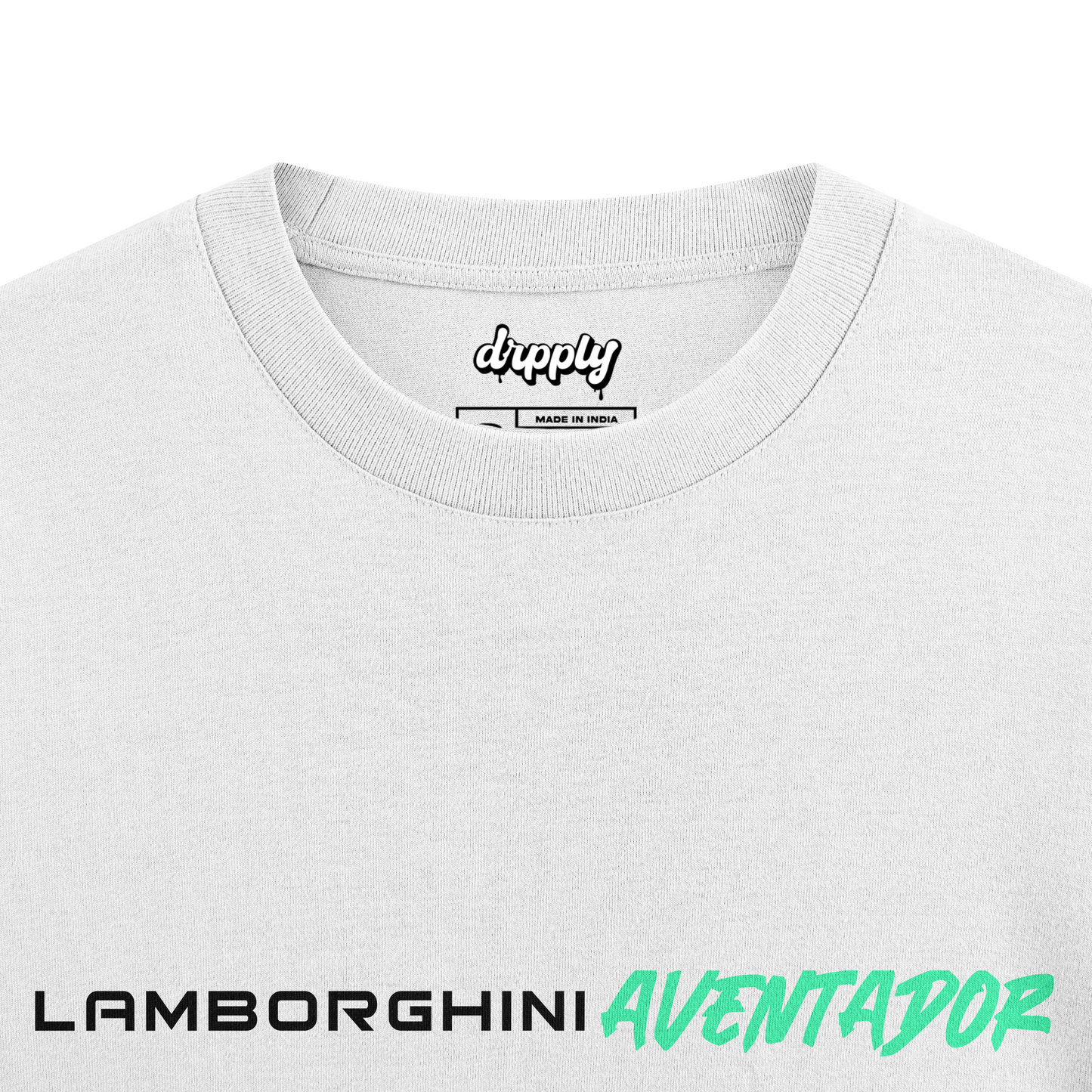 Oversized Lamborghini Aventador T-shirt - Heavy 250 GSM Cotton