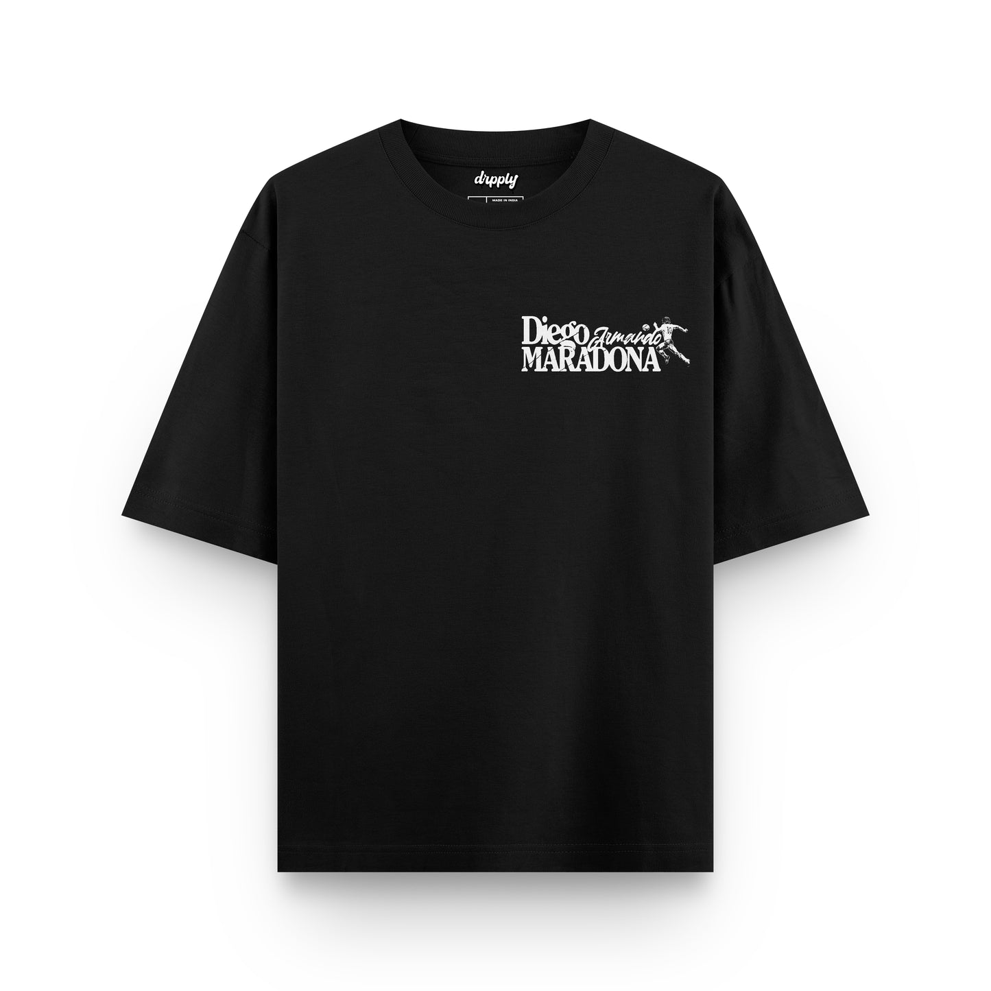 Oversized Diego Maradona T-shirt - Heavy 250 GSM Cotton