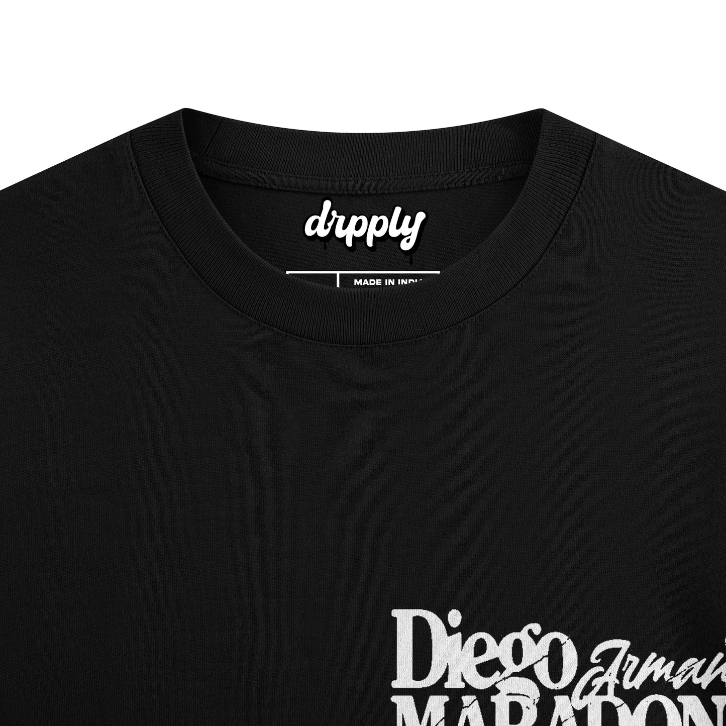 Oversized Diego Maradona T-shirt - Heavy 250 GSM Cotton