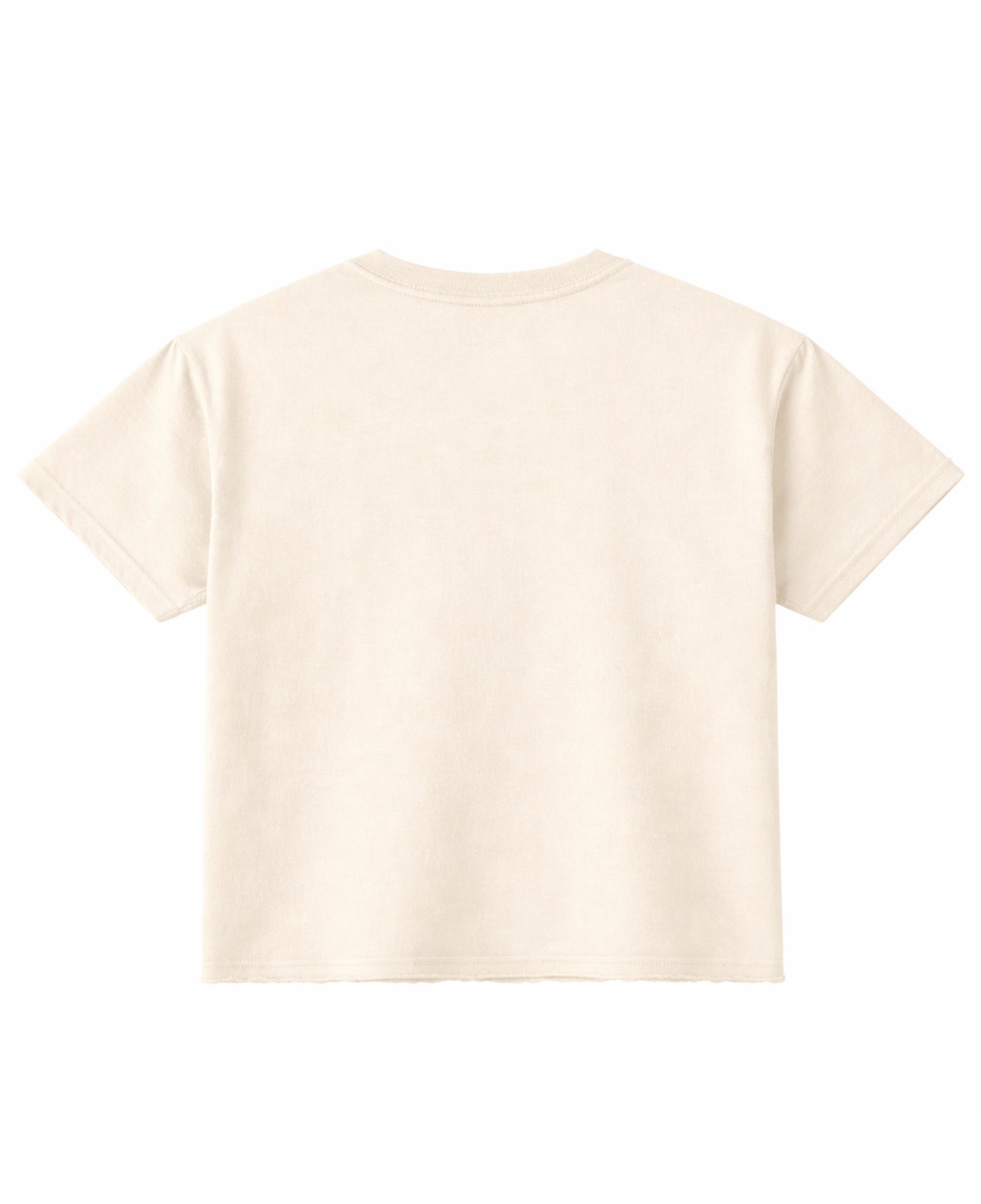 Off White Boxy Fit T-shirt Back Design