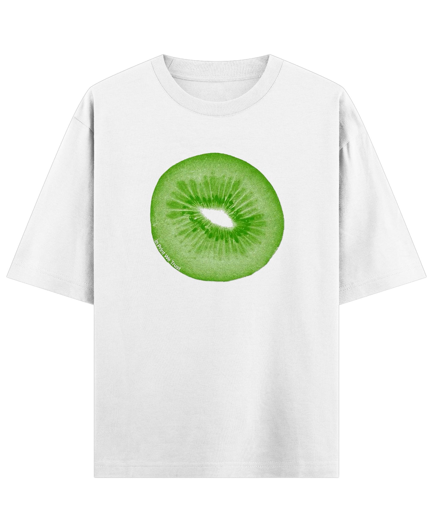 White Oversized T-shirt Front Design