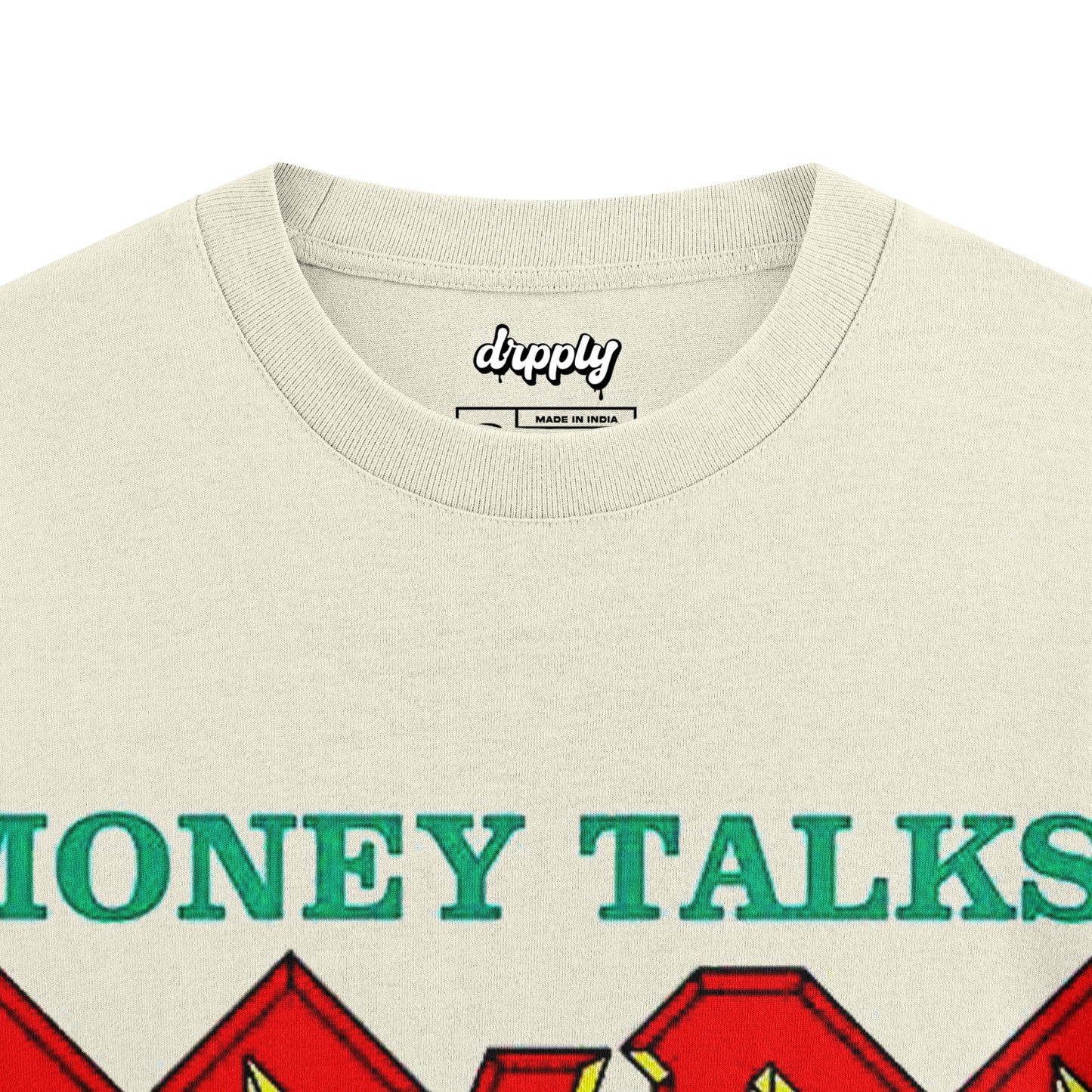 Oversized ACDC Money Talks T-shirt - Heavy 250 GSM Cotton