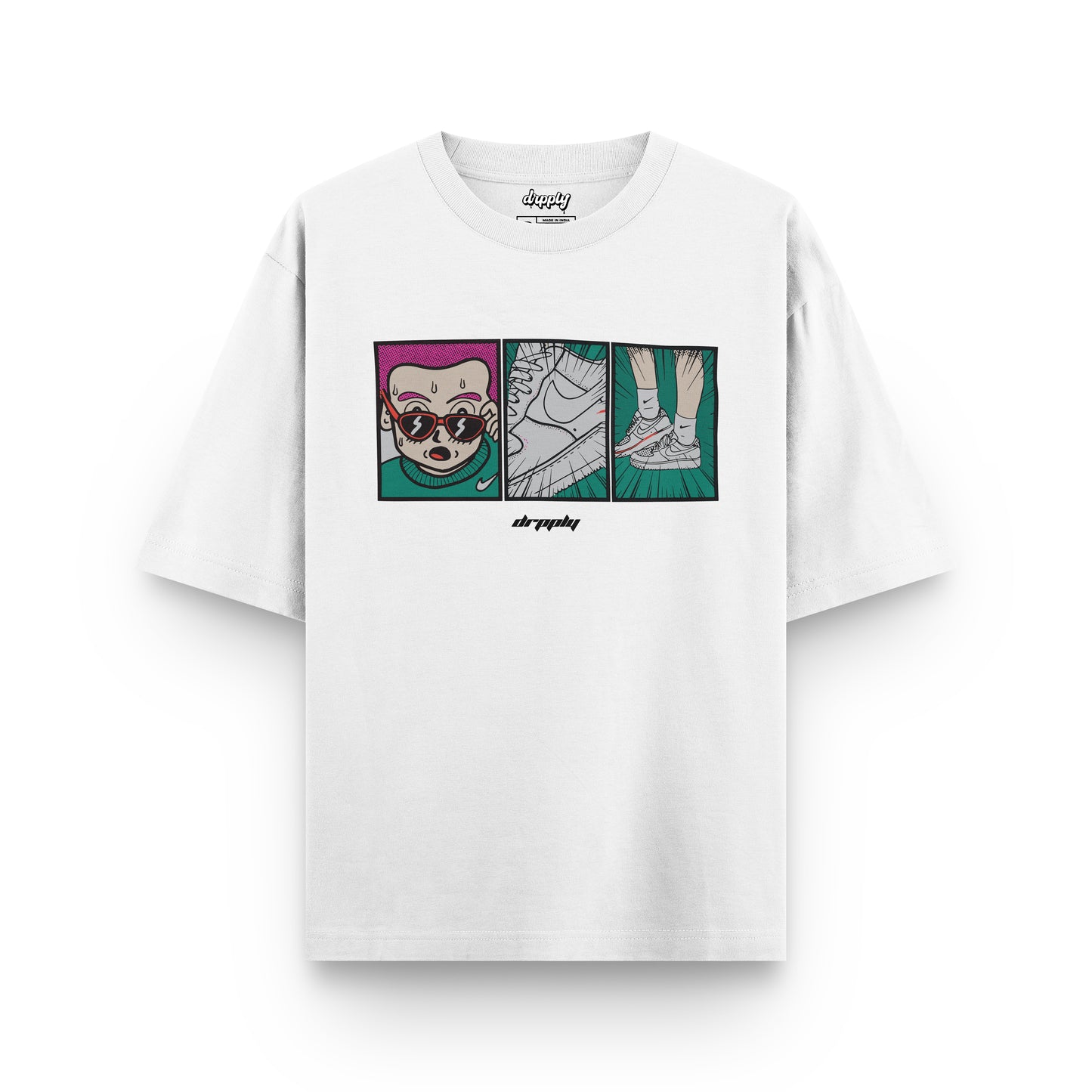 Oversized Triple White T-shirt