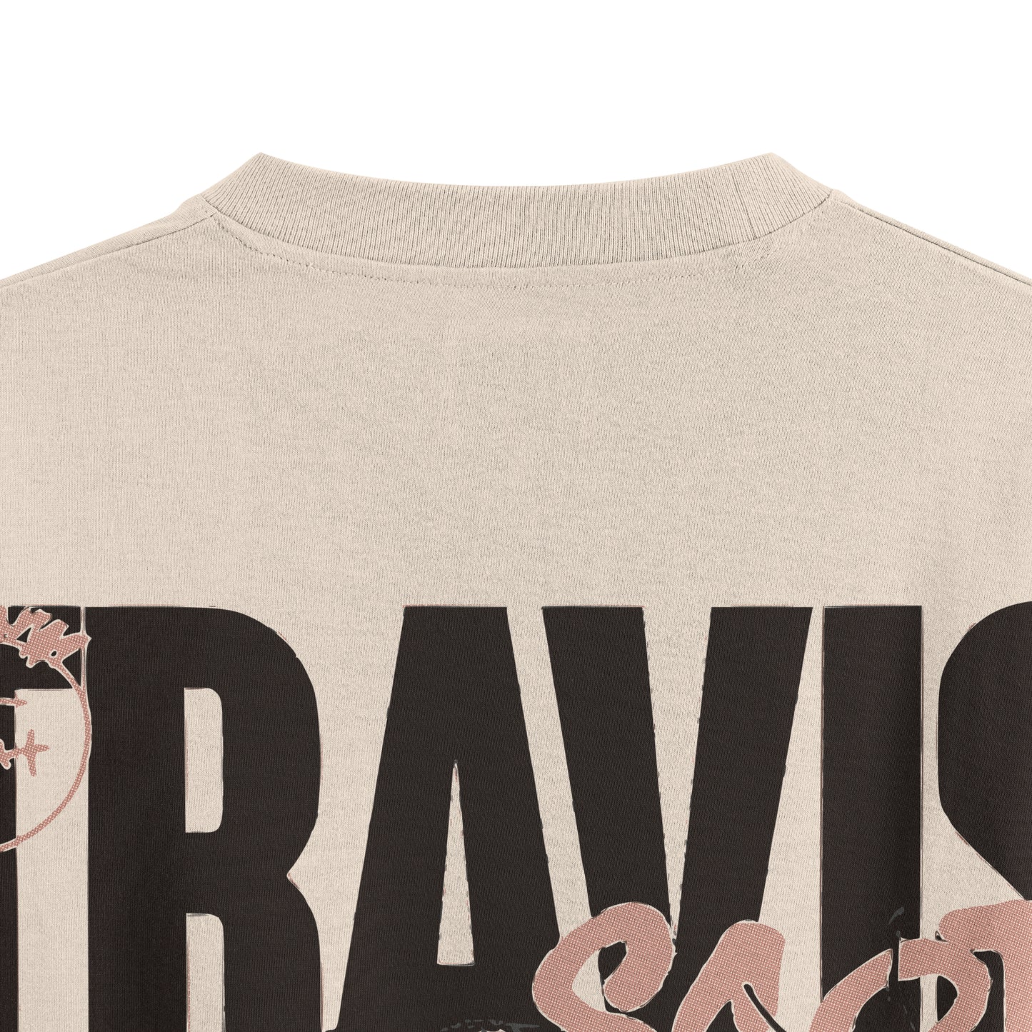 Oversized Travis Scott T-shirt - Heavy 250 GSM Cotton