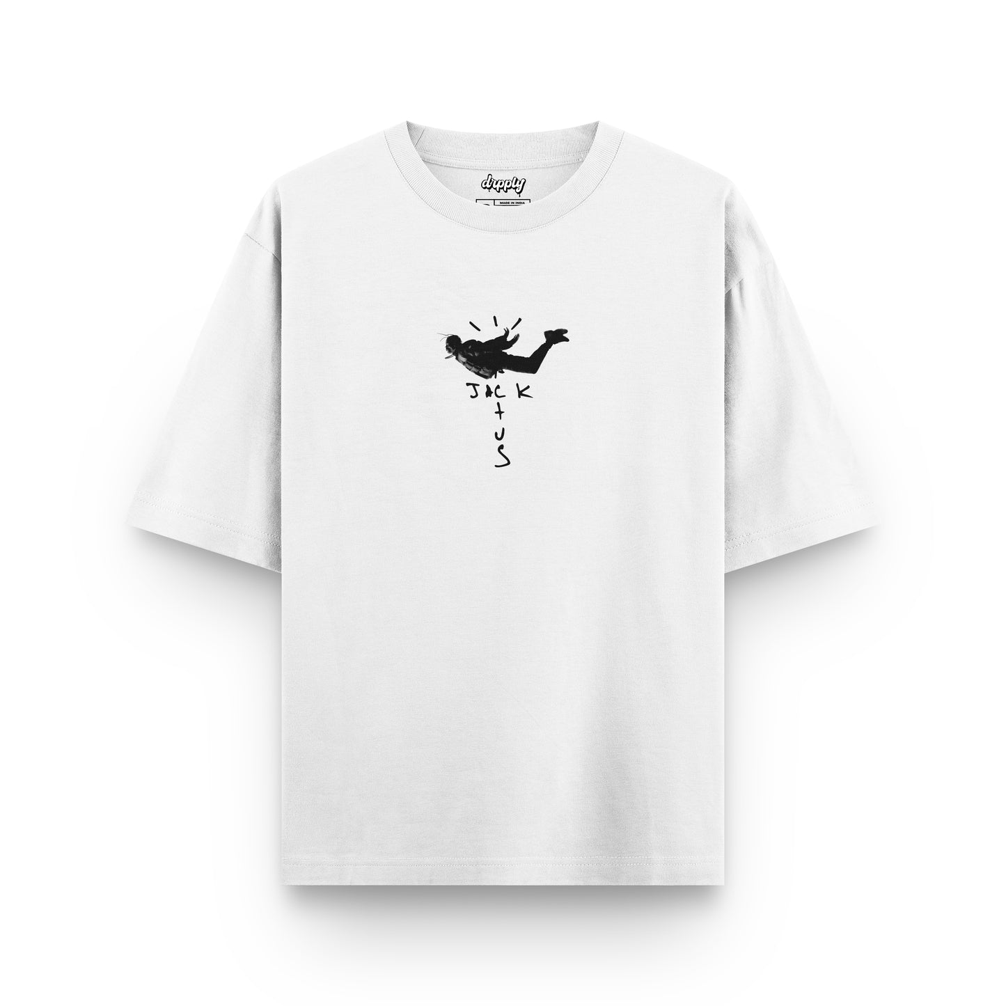 Oversized Travis Scott Astroworld White T-shirt - Heavy 250 GSM Cotton