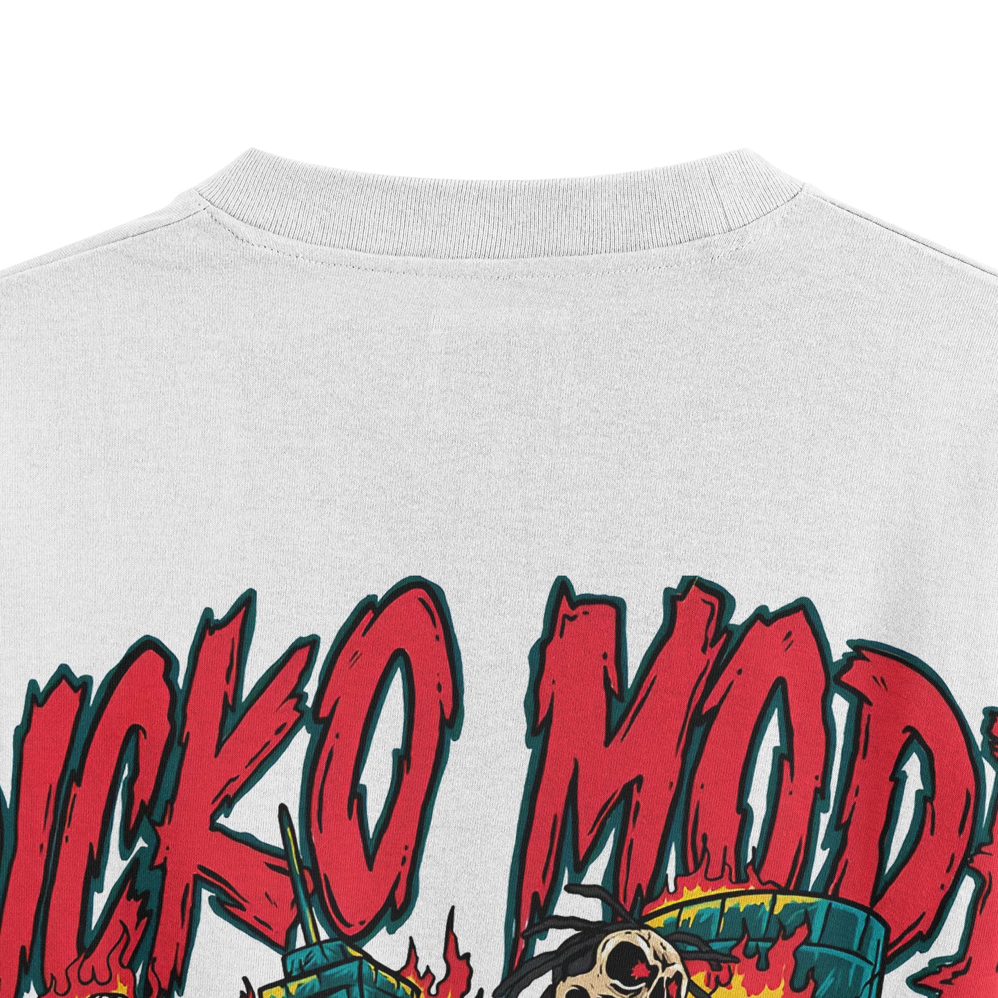 Oversized Travis Scott Sicko Mode White T-shirt - Heavy 250 GSM Cotton