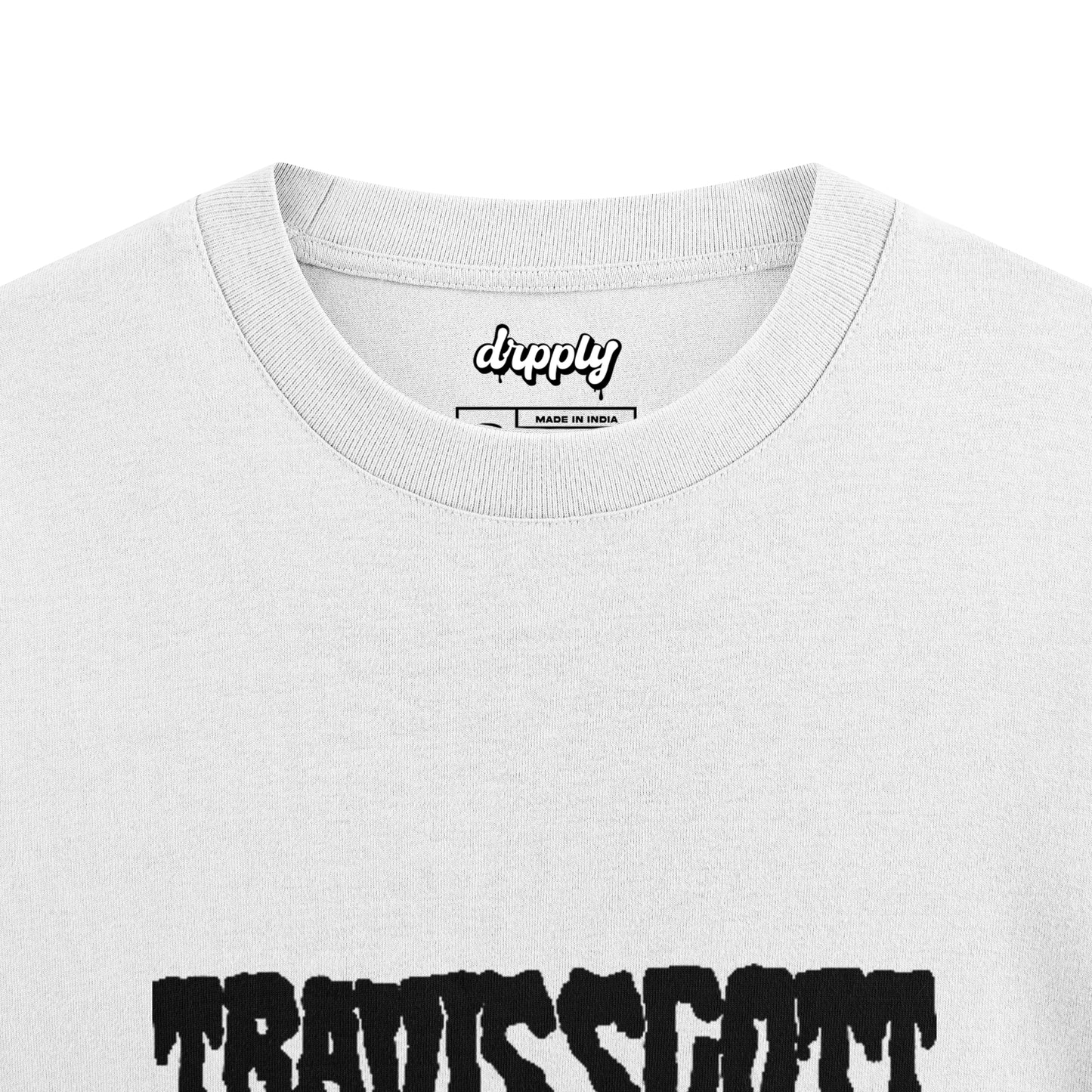 Oversized Travis Scott Sicko Mode White T-shirt - Heavy 250 GSM Cotton
