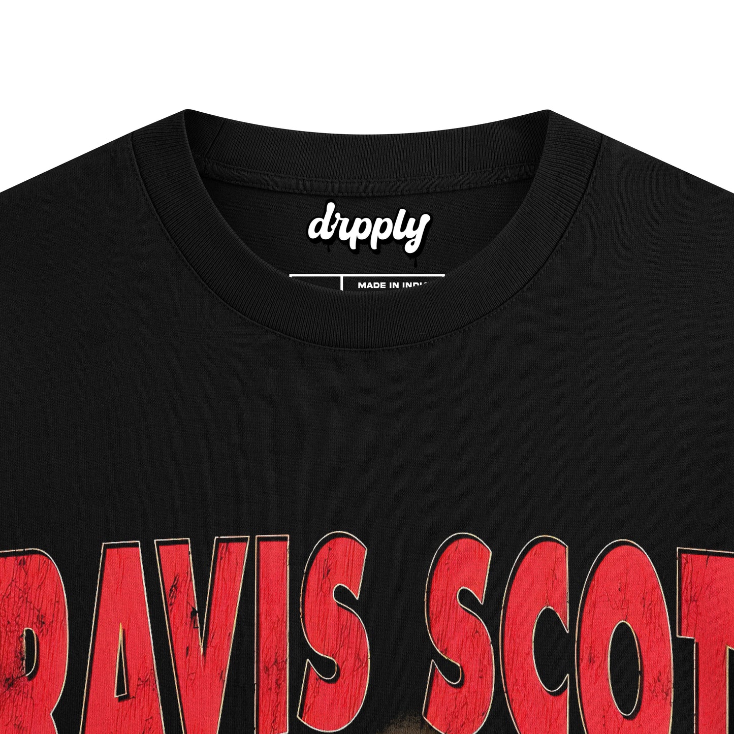 Oversized Travis Scott Tour T-shirt - Heavy 250 GSM Cotton