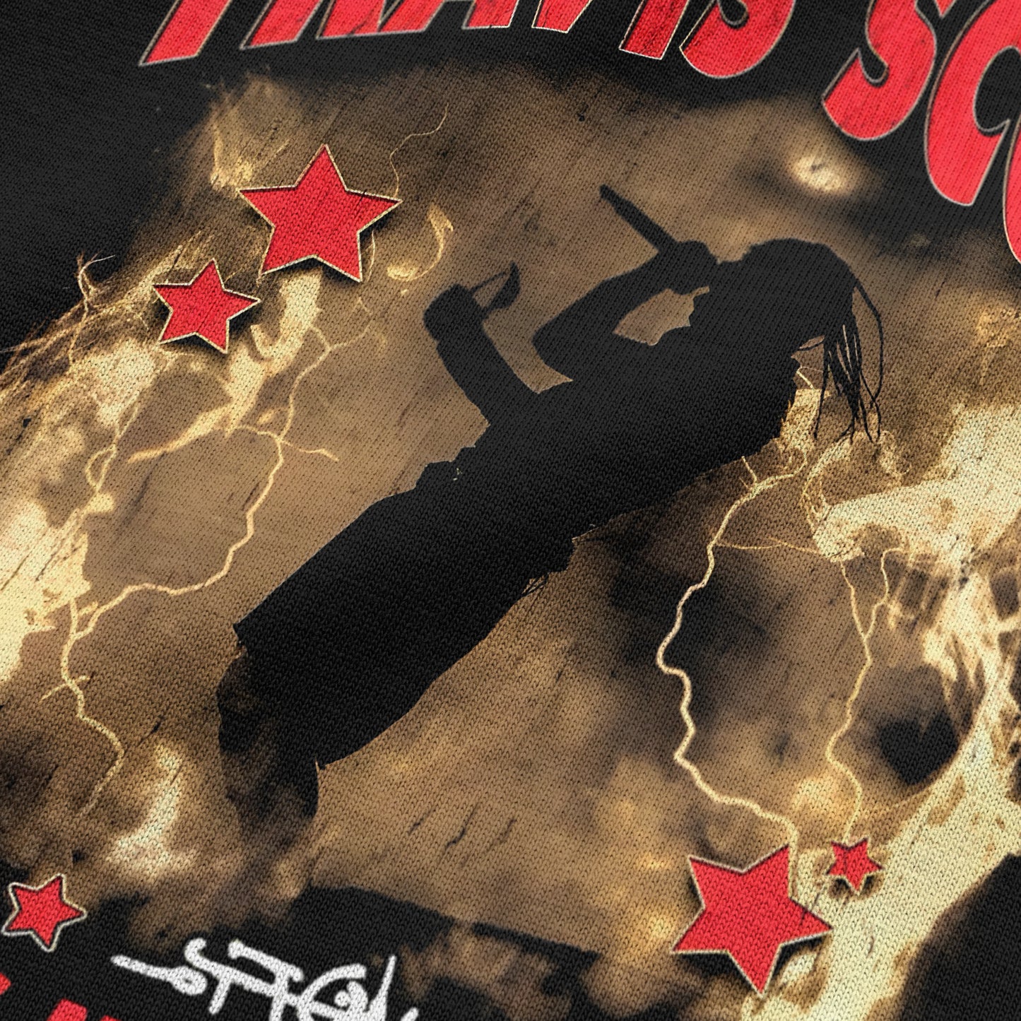 Oversized Travis Scott Tour T-shirt - Heavy 250 GSM Cotton