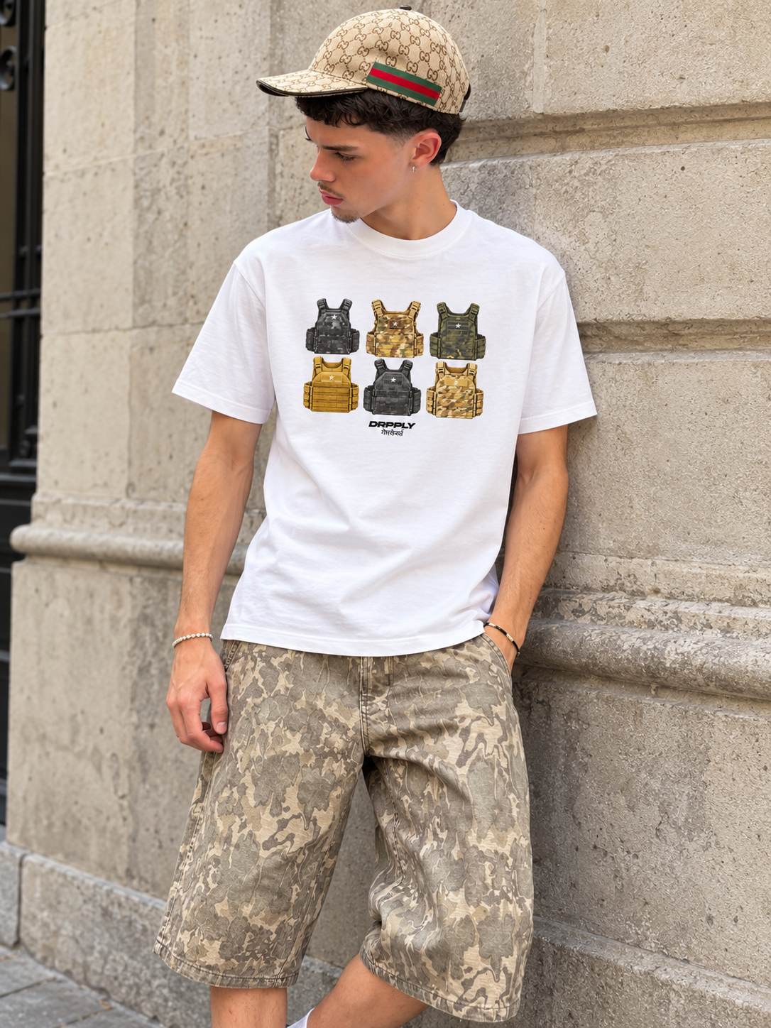 Military Vest Tee