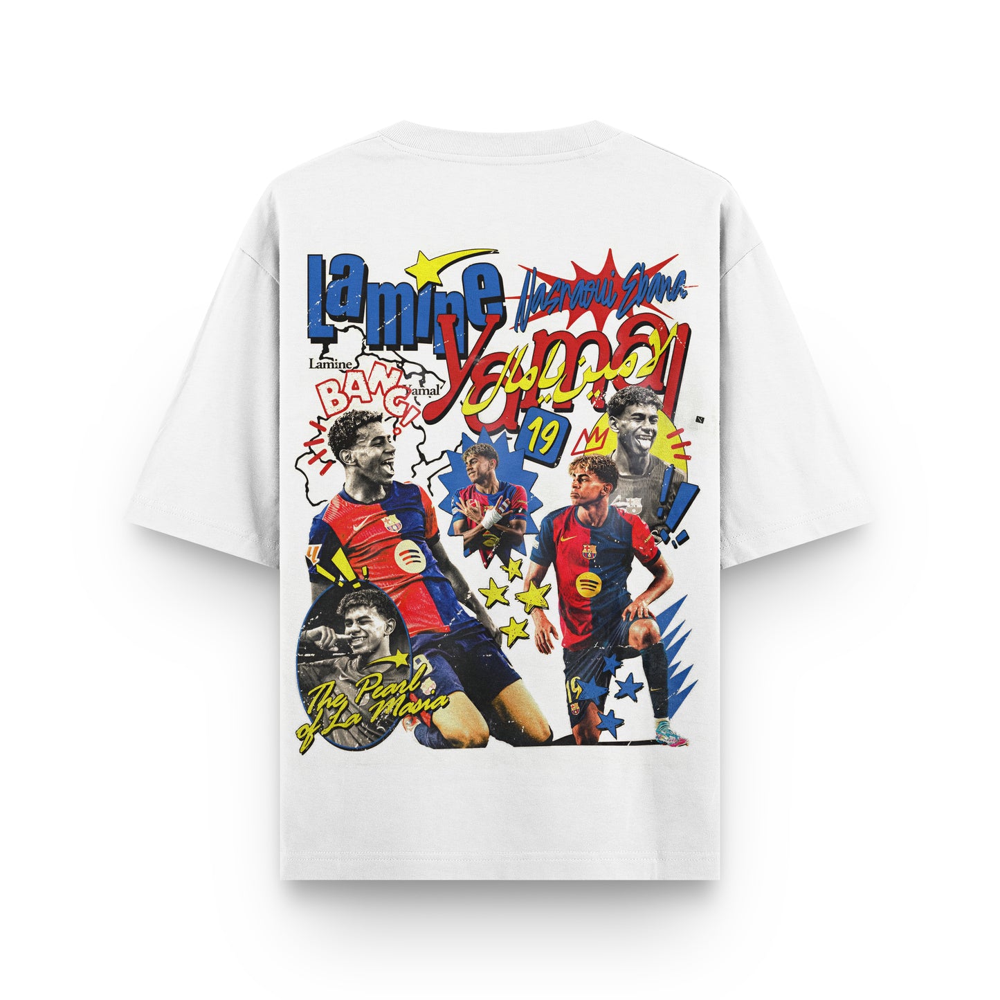 Oversized Lamine Yamal T-shirt - Heavy 250 GSM Cotton