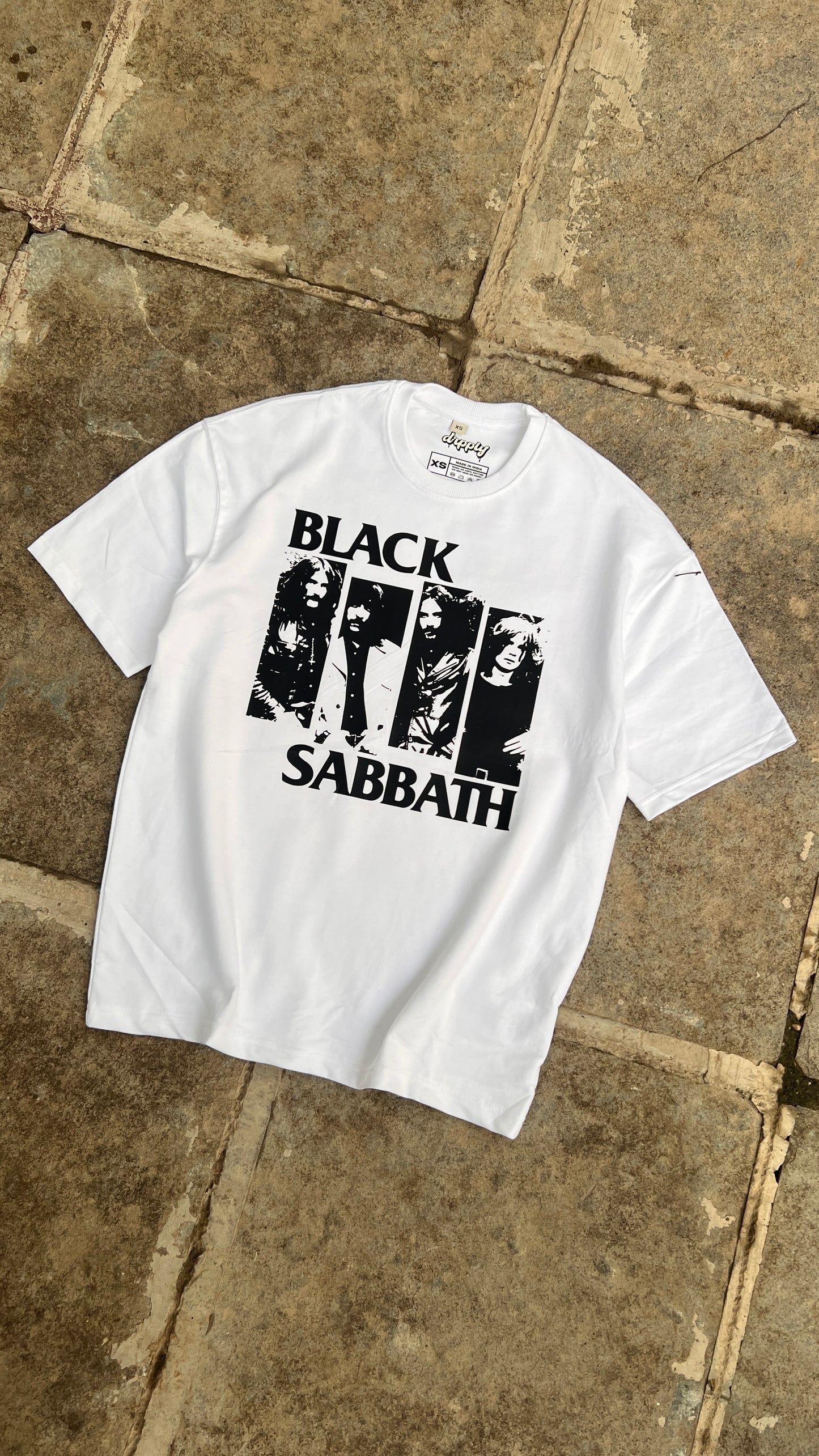 Oversized Black Sabbath T-shirt - Heavy 250 GSM Cotton