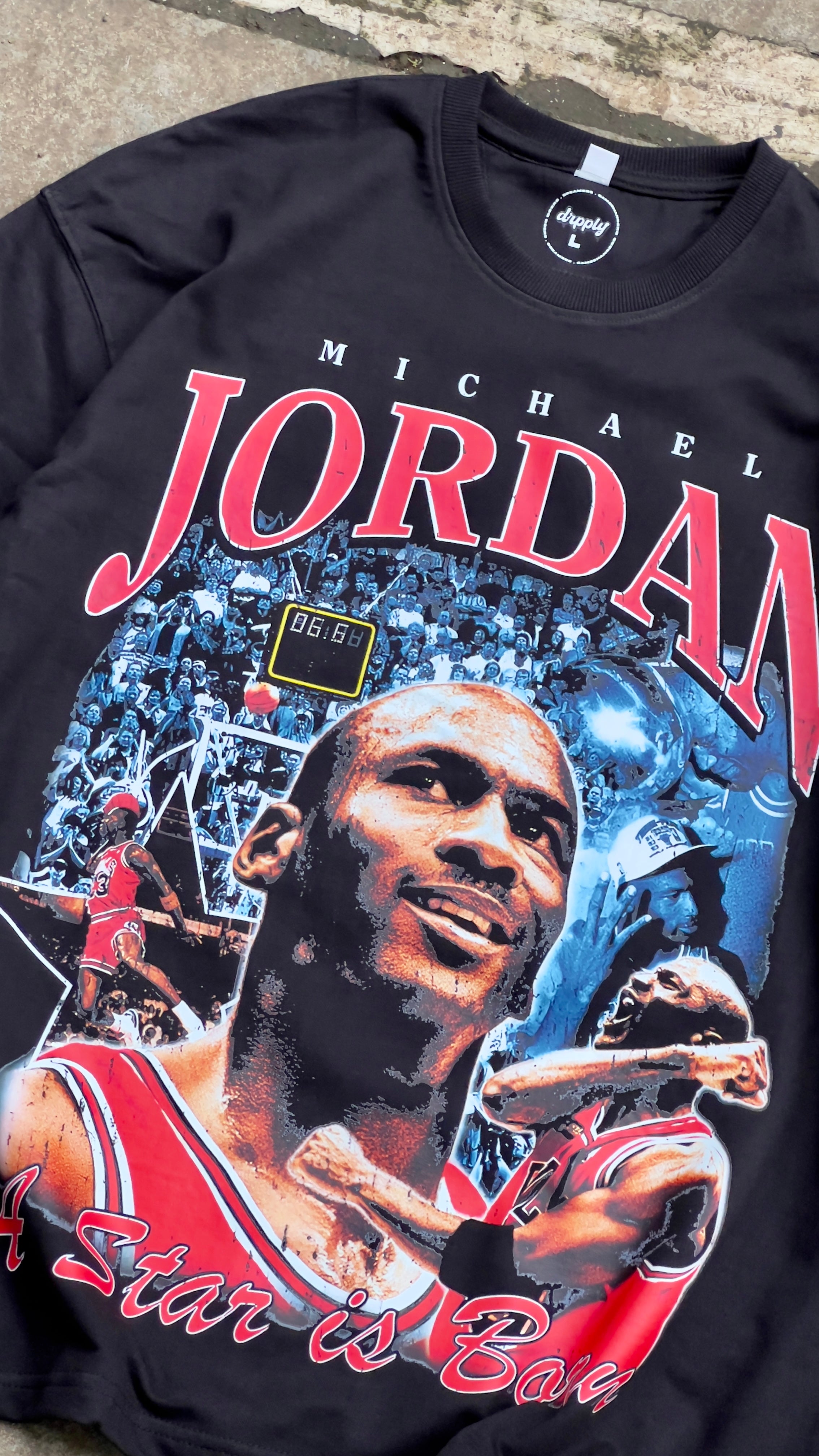Oversized Michael Jordan T-shirt - Heavy 250 GSM Cotton – DRPPLY