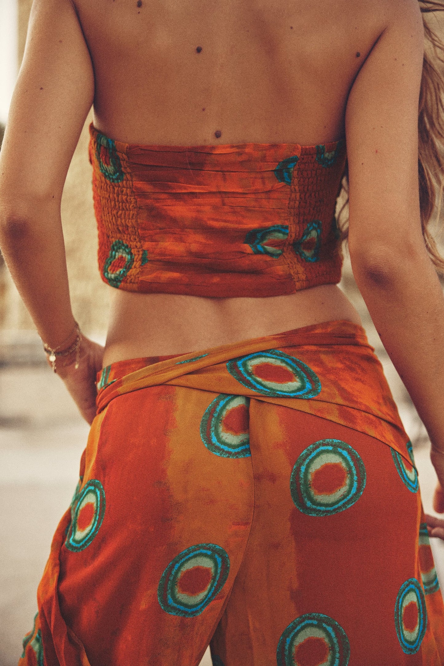 Women Printed Crop Top