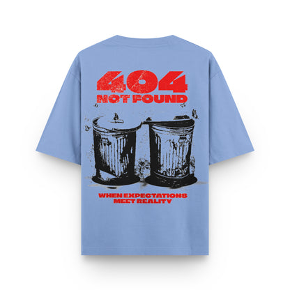 Oversized 404 Reality Check T-shirt - Heavy 250 GSM Cotton