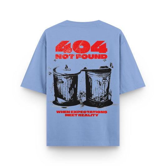 Oversized 404 Reality Check T-shirt - Heavy 250 GSM Cotton