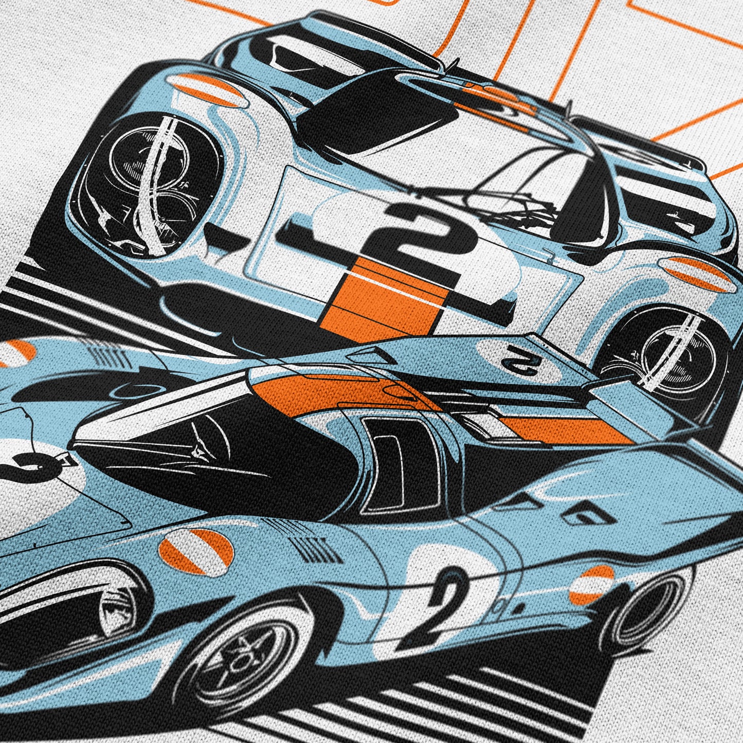 Oversized Porsche 917 T-shirt - Heavy 250 GSM Cotton