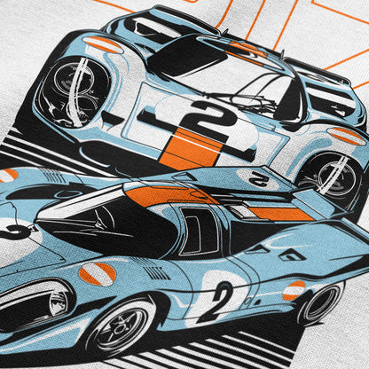 Oversized Porsche 917 T-shirt - Heavy 250 GSM Cotton