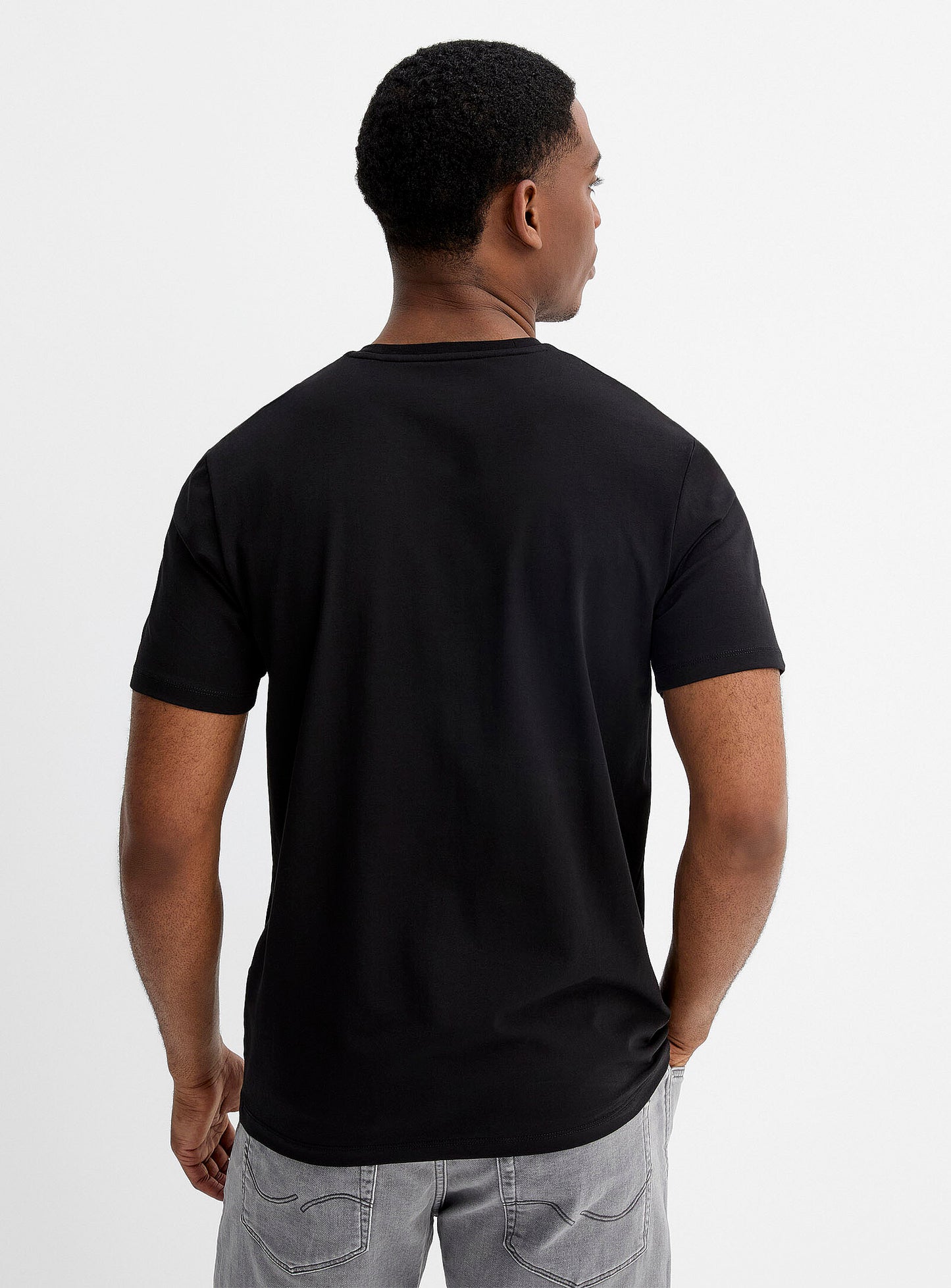 DRPPLY AIRLUX™ Supima Black T-Shirt