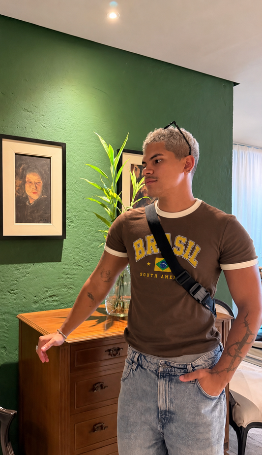 Brazil Ringer Tee