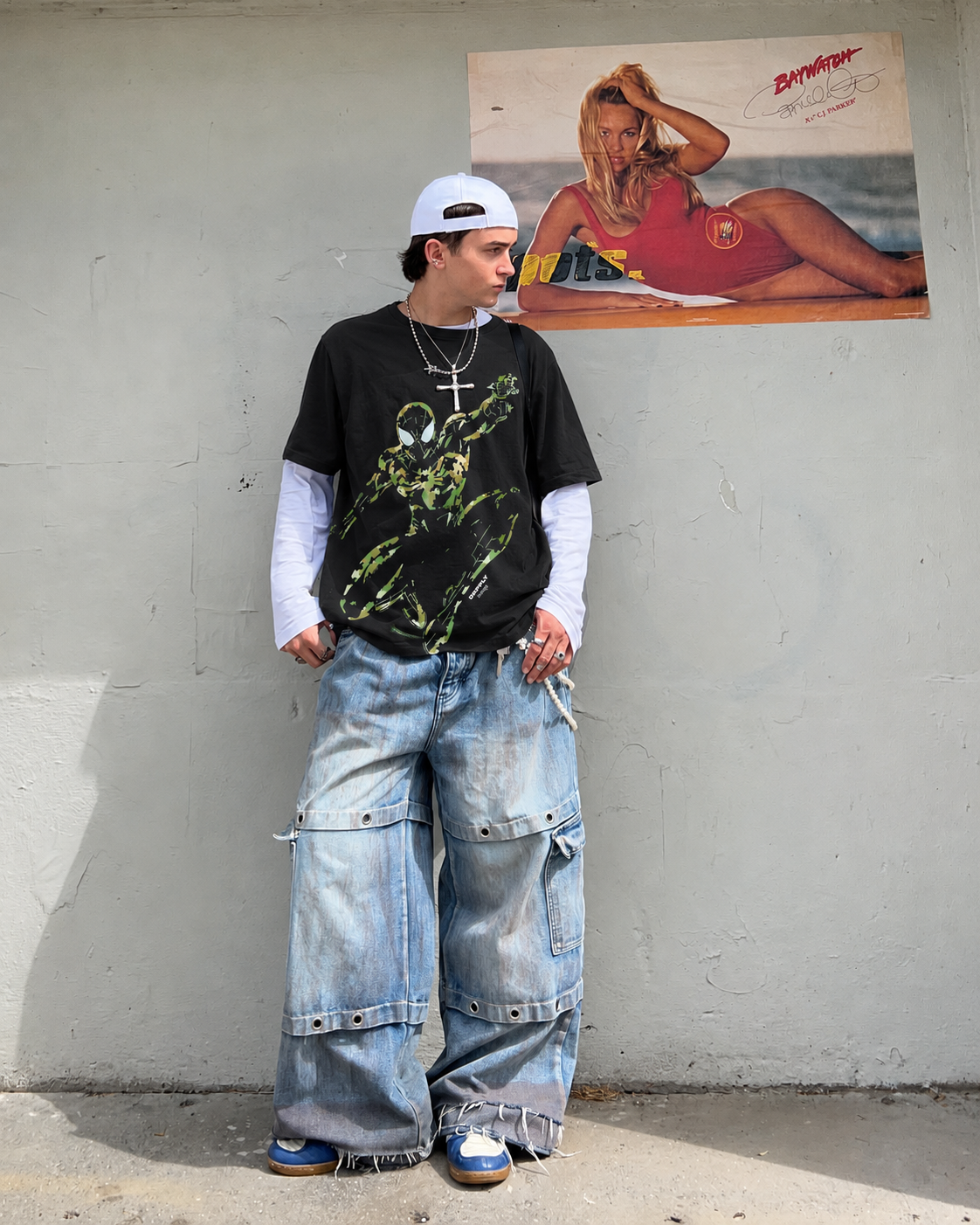 Black Spidey Camo Tee