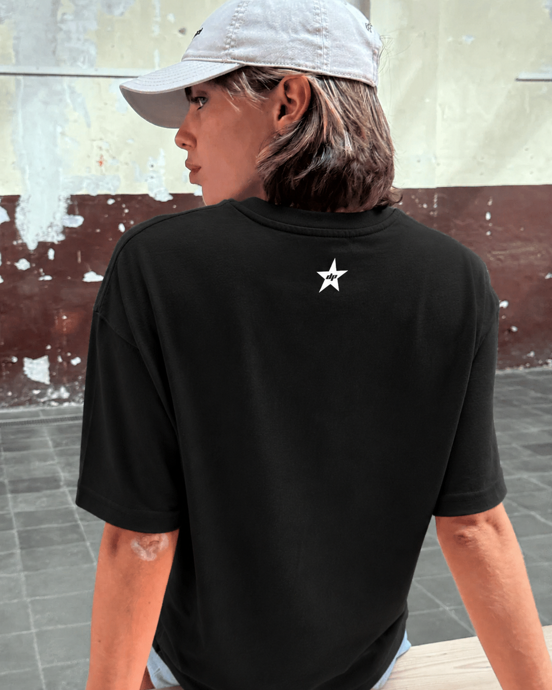 DRPPLY Black Boxy Fit T-shirt