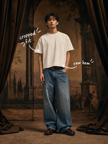 Iconic Cropped White T-shirt