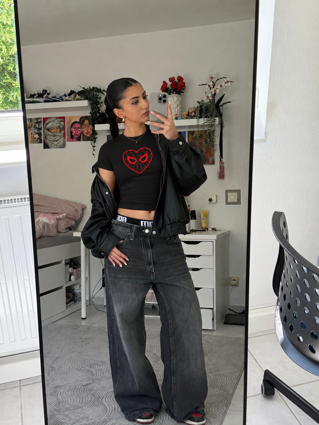 Spidey Loves You Baby Tee - Classic FIt