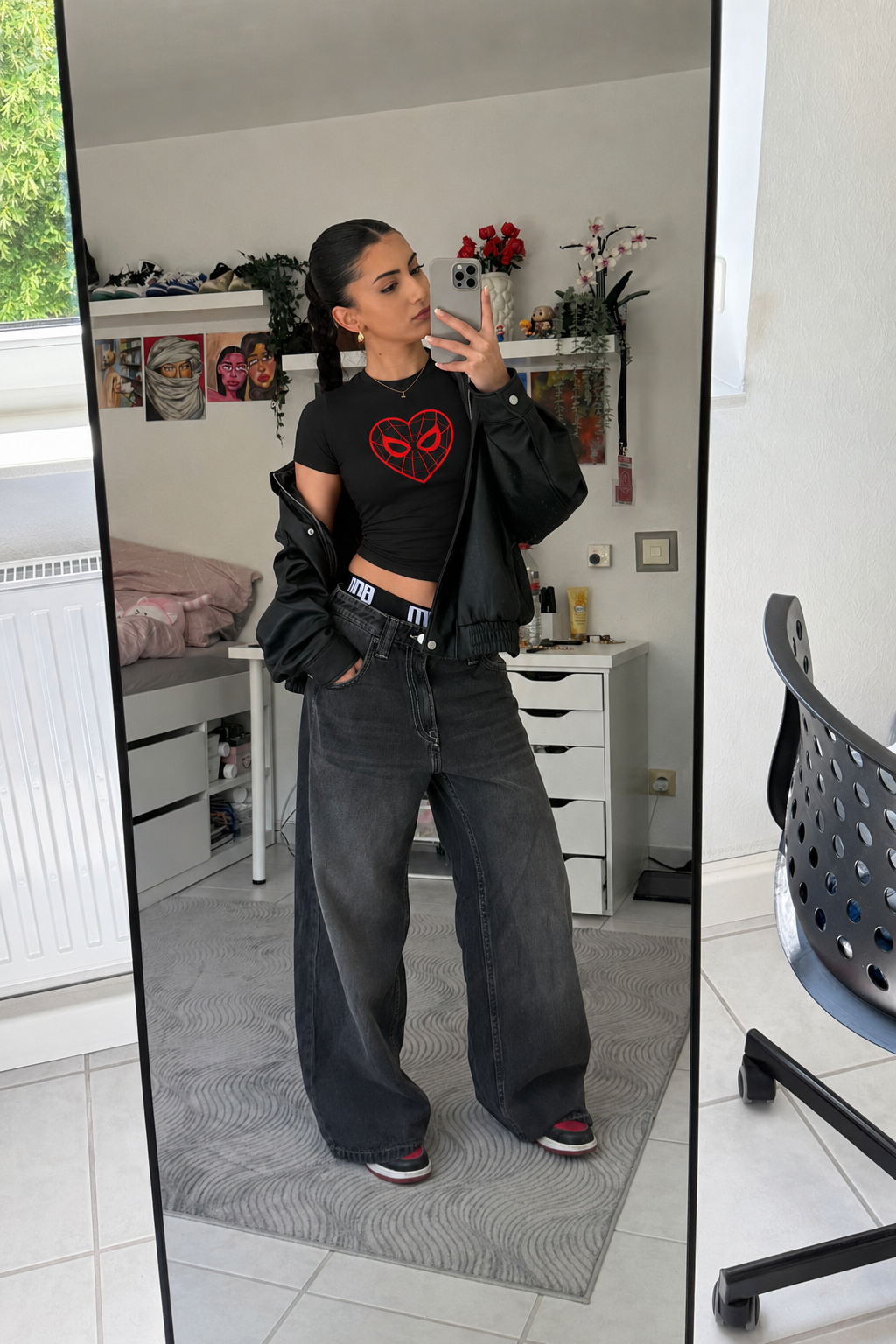 Spidey Loves You Baby Tee - Classic FIt