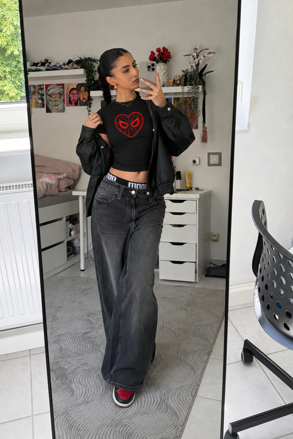 Spidey Loves You Baby Tee - Classic FIt