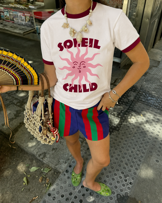 Women Soleil Child Ringer Tee