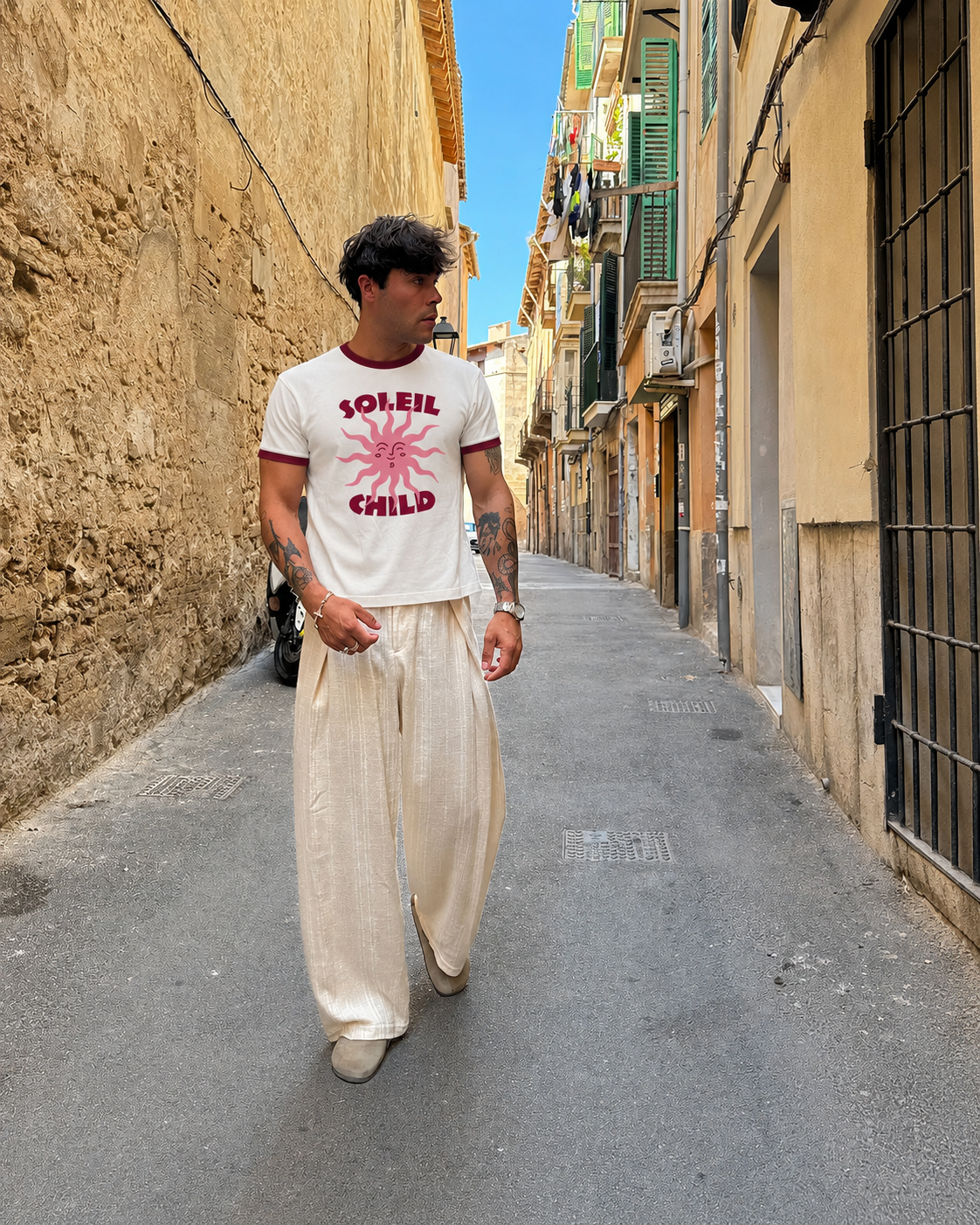 Soleil Child Ringer Tee