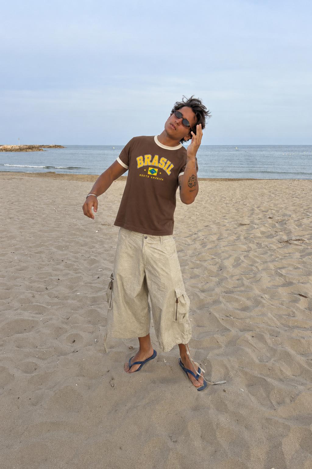 Brazil Ringer Tee
