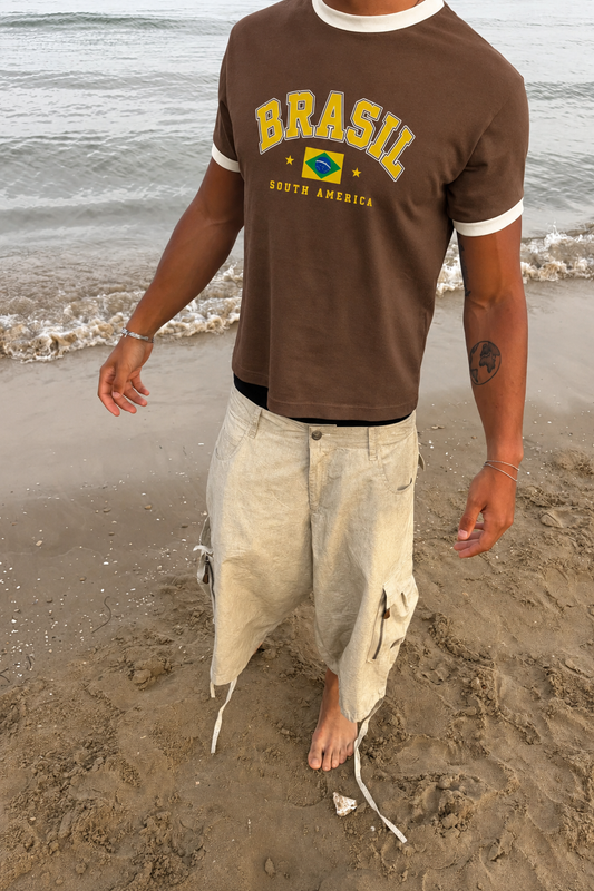 Brazil Ringer Tee