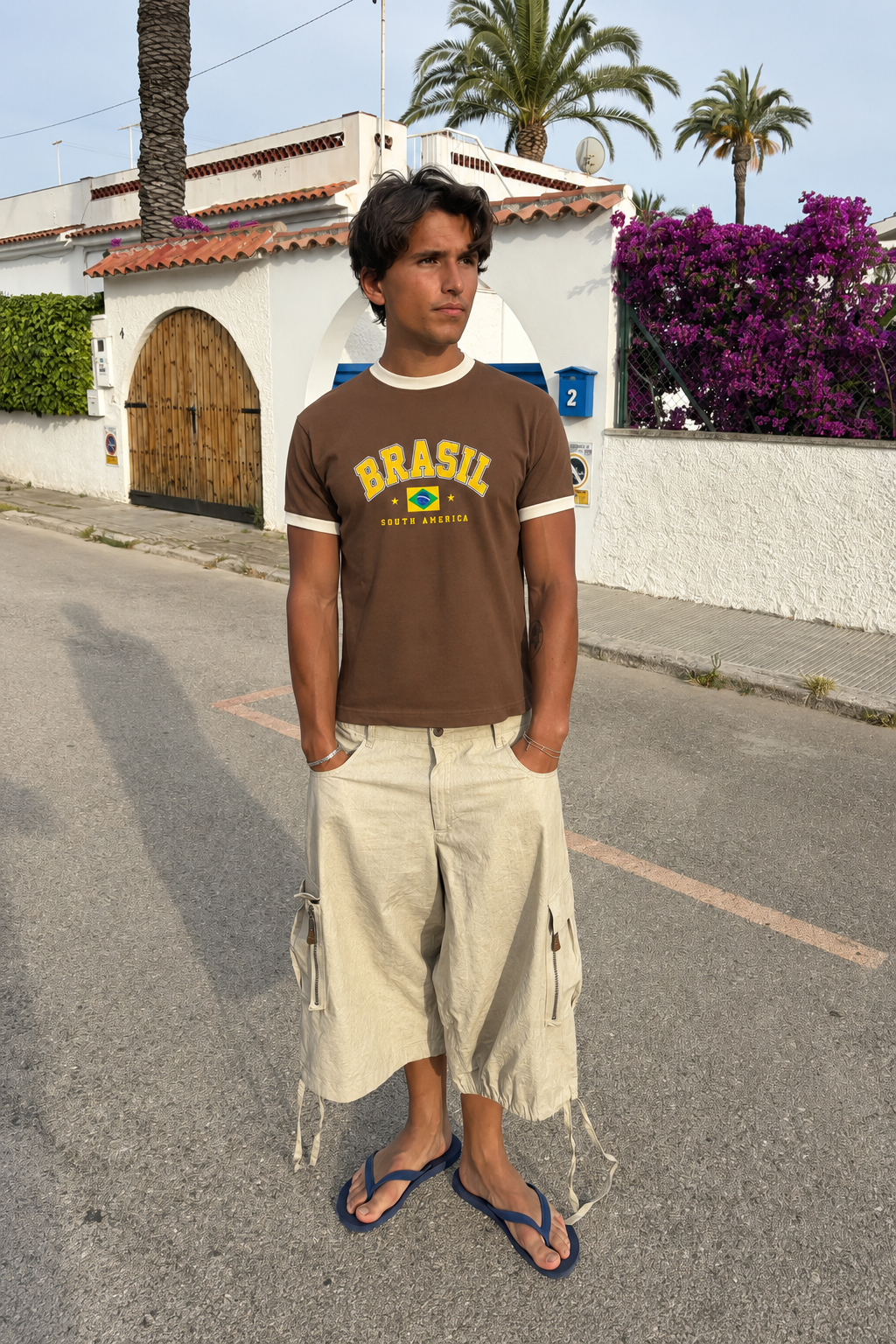 Brazil Ringer Tee