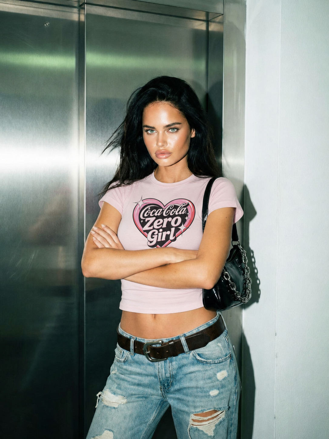 Baby Pink Zero Cola Girl Baby Tee – Classic Fit