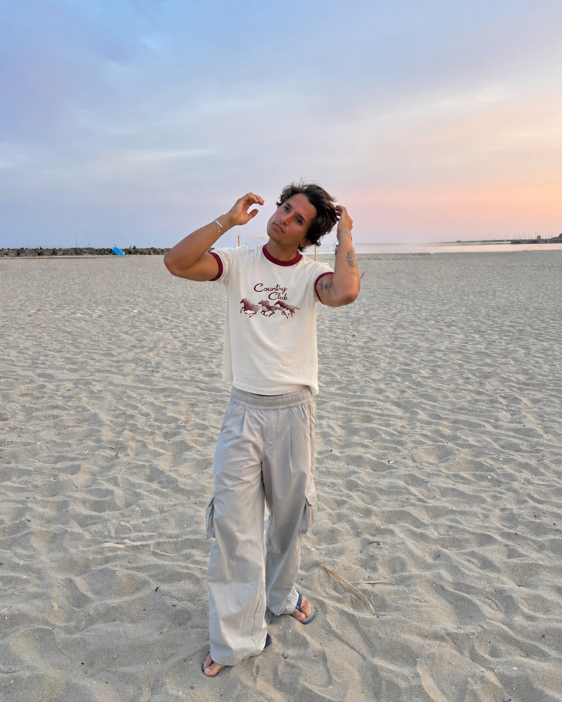 Country Club Ringer Tee