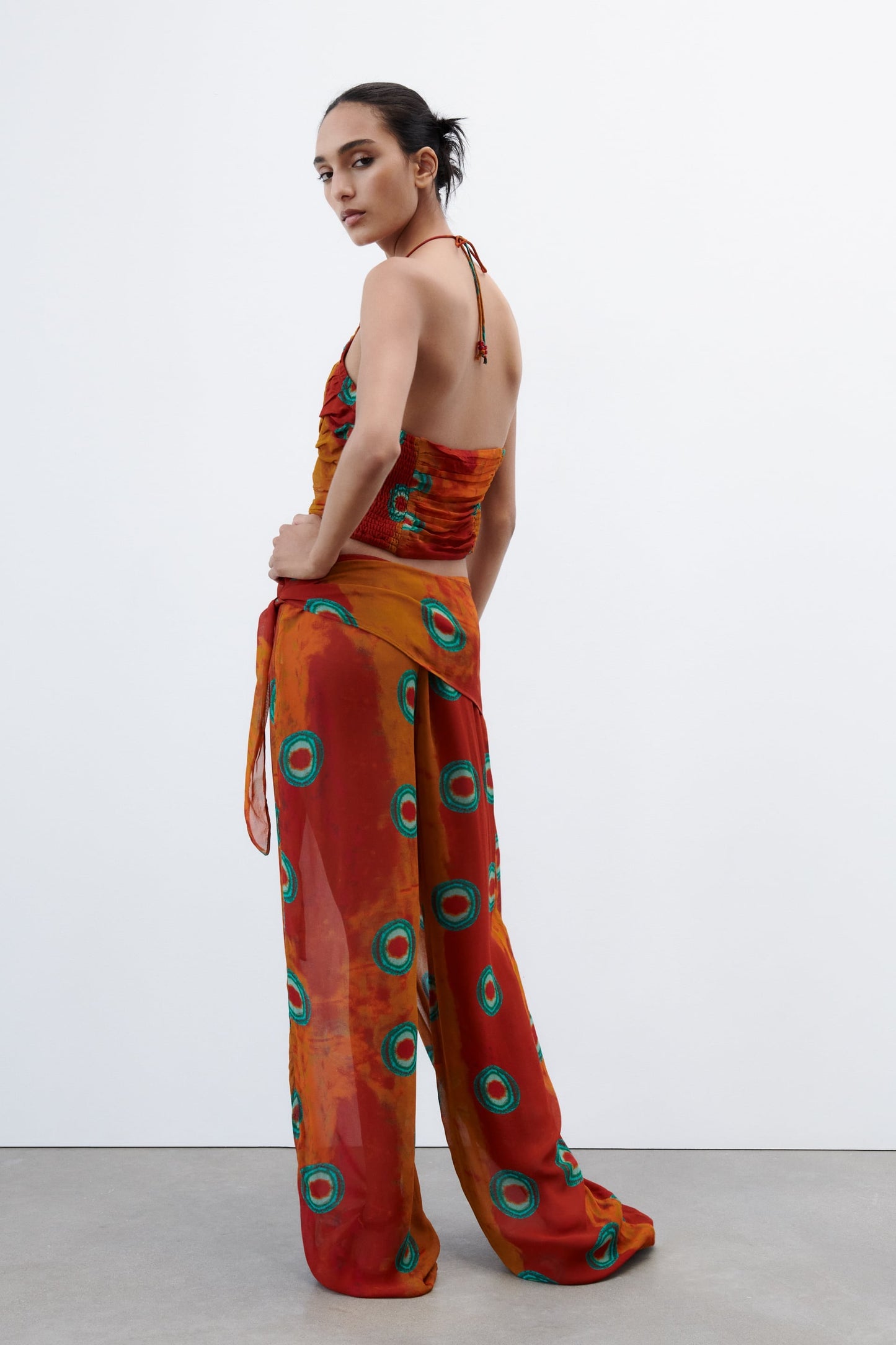 Women Printed Crop Top