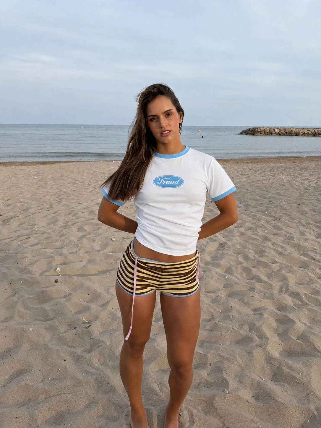 Women Fraud Ringer Tee