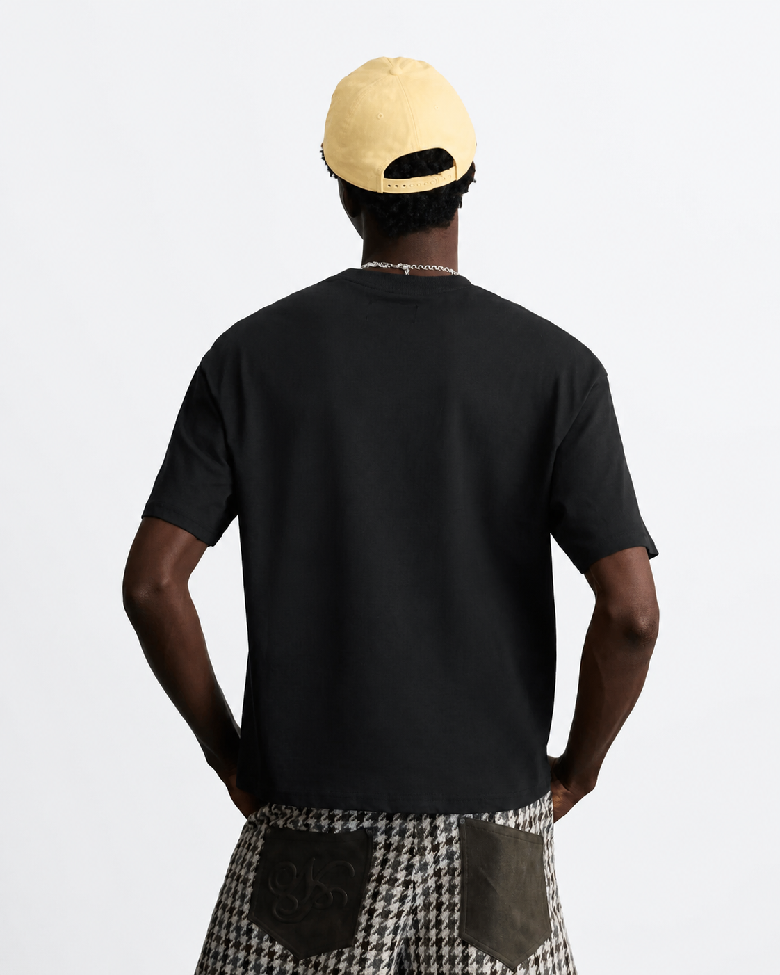 Men's Oversized Black T-shirt - Heavy 250 GSM Cotton