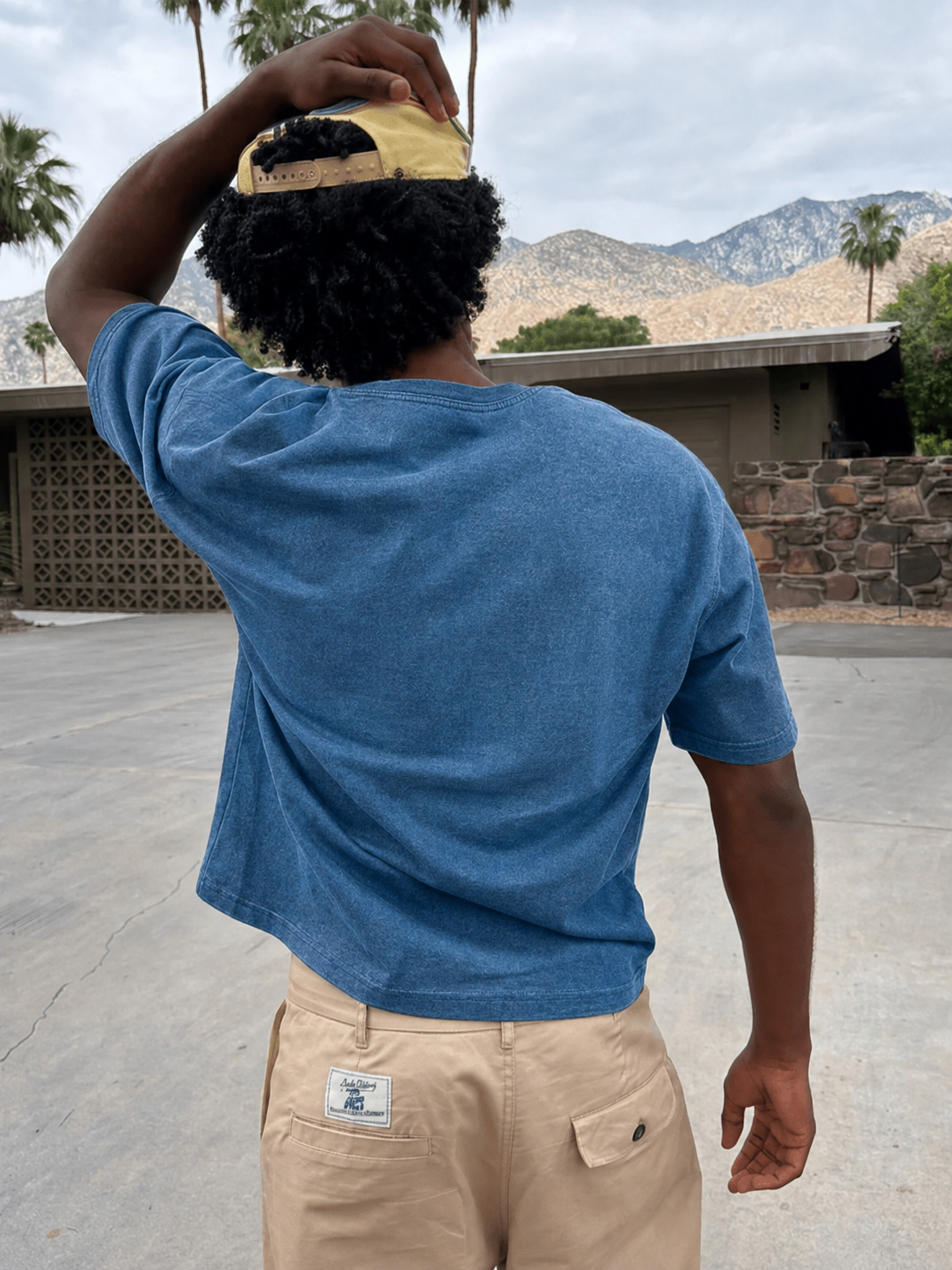 Denim Wash Boxy Fit T-shirt