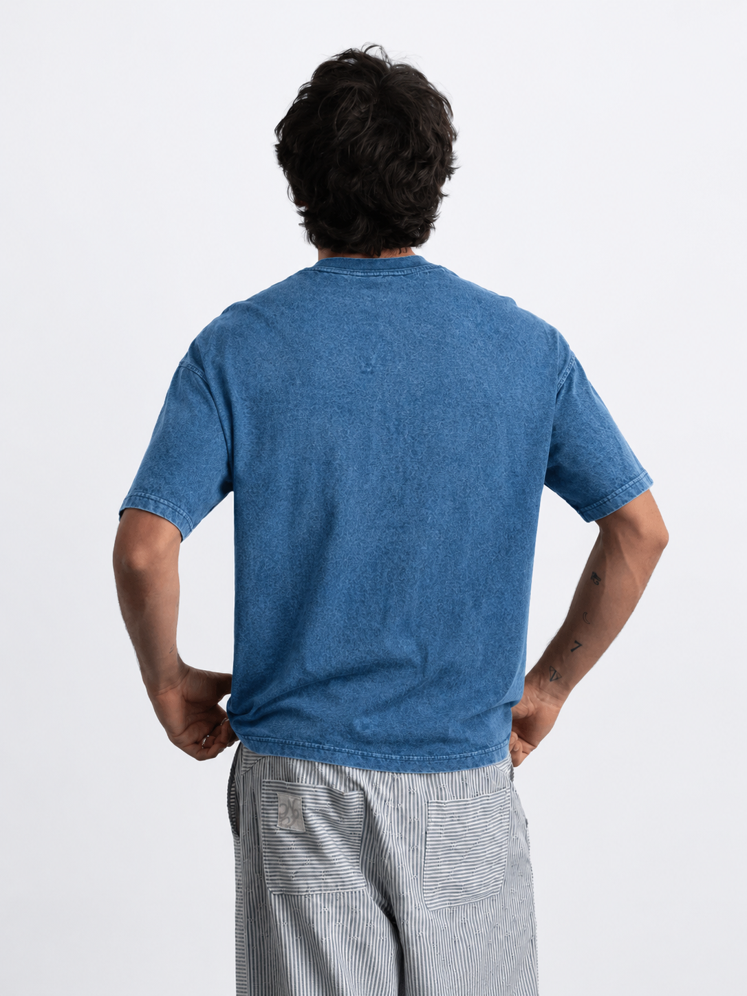 Denim Wash Boxy Fit T-shirt