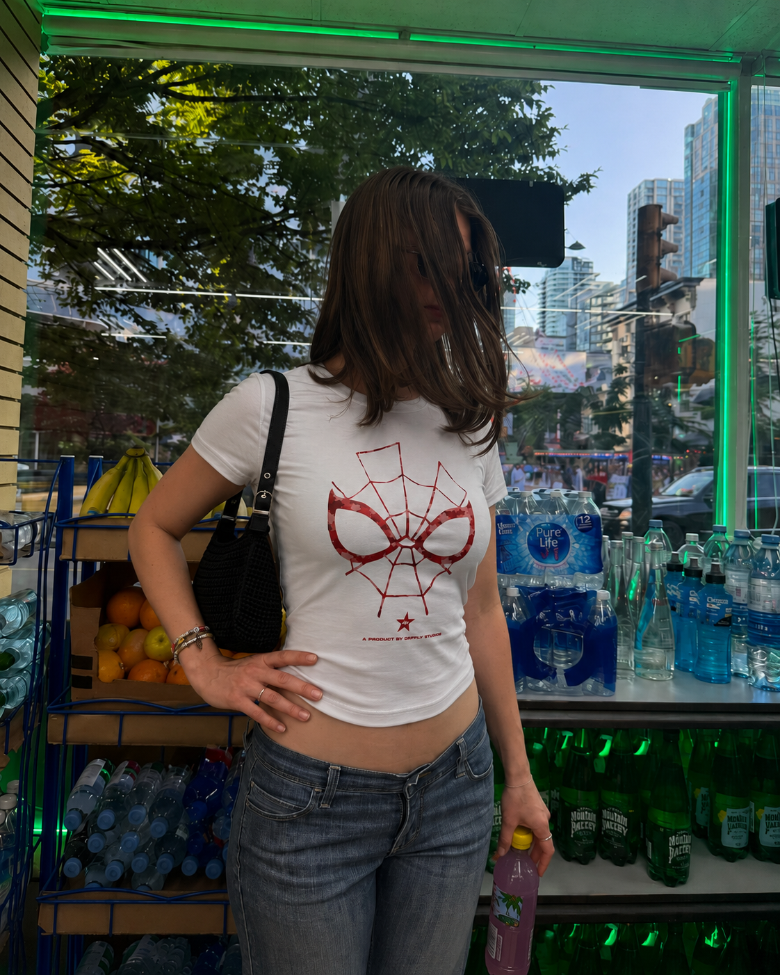 Spidey Mask Baby Tee - Classic Fit