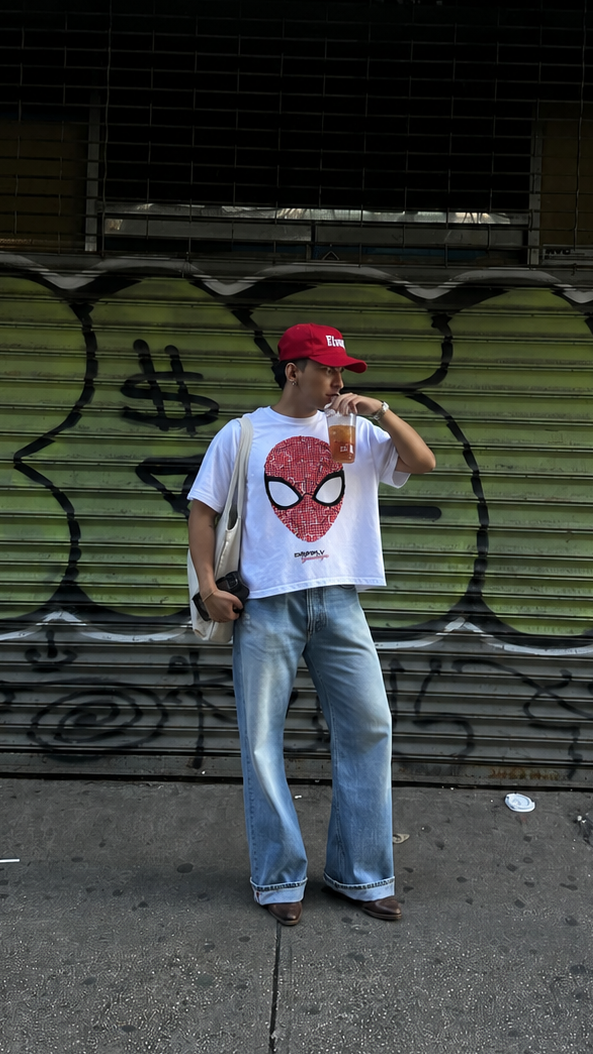 White Spidey Gamechanger T-shirt
